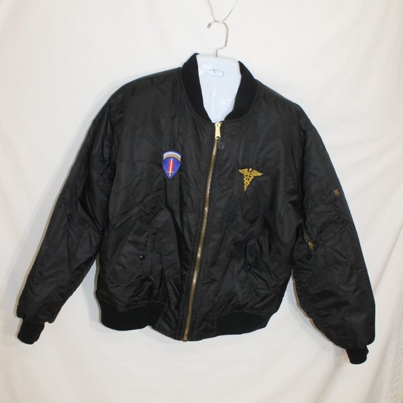Rothco Reversible Intermediate Flyers Flight Bomber Jacket Mens 2XL Black USAF - Picture 5 of 13